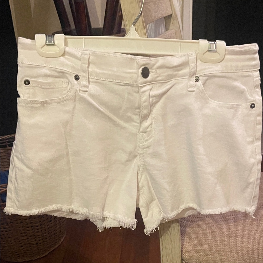 Gianni Bini Off-White Jean Shorts